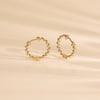 Gleam Wreath Hoops & Huggies Gold Earrings