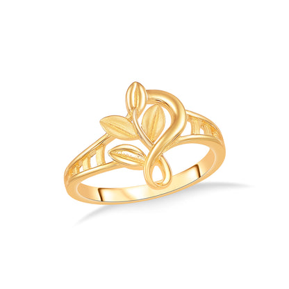 Gardenia Gleam Gold Casual Ring For Women