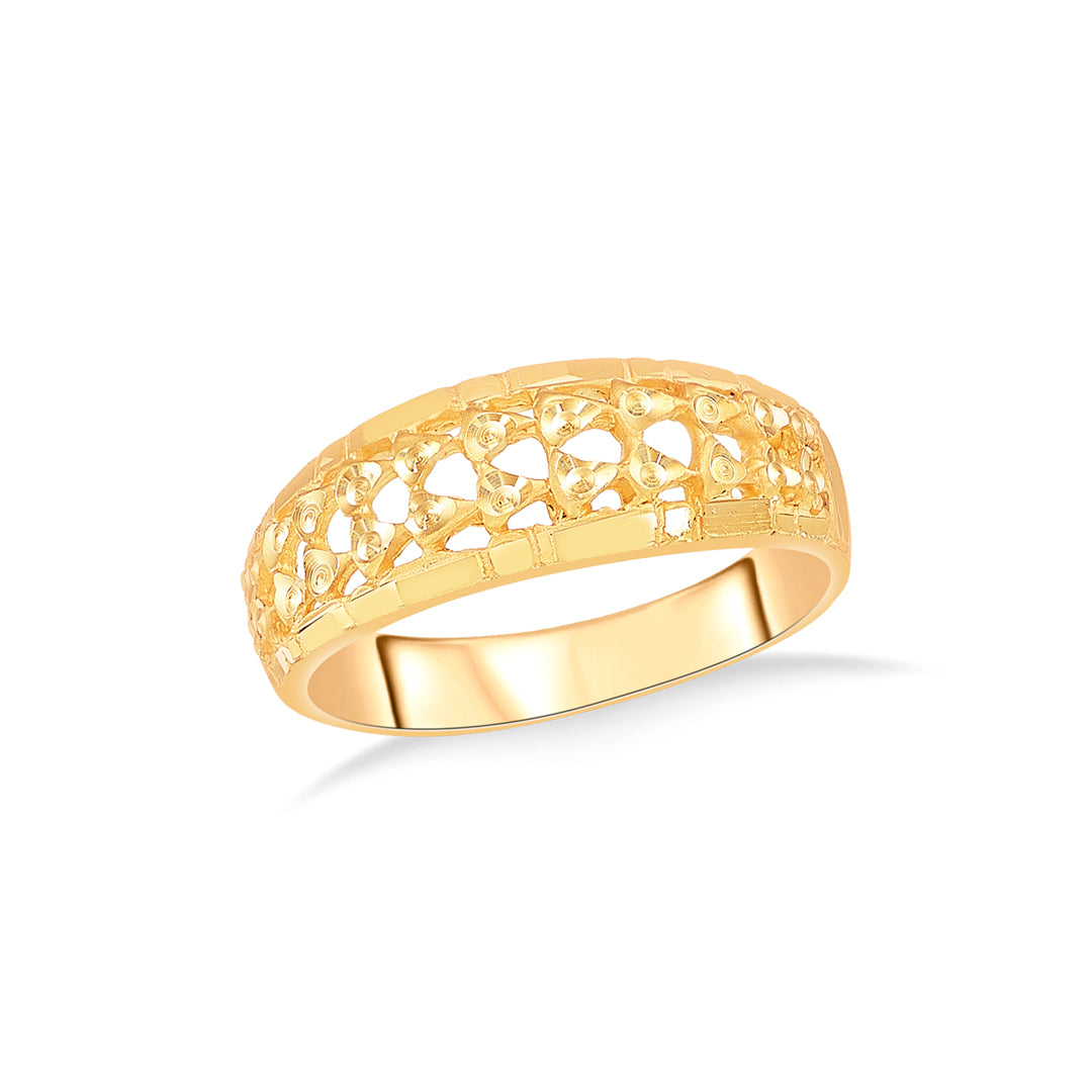 Solstice Band Gold Casual Ring For Women