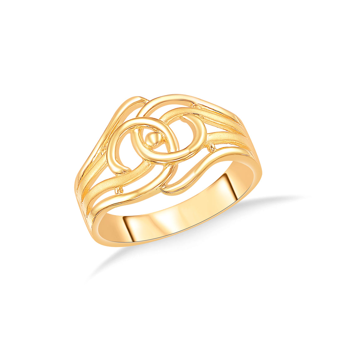 Galaxy Loop Gold Fashion Ring For Women