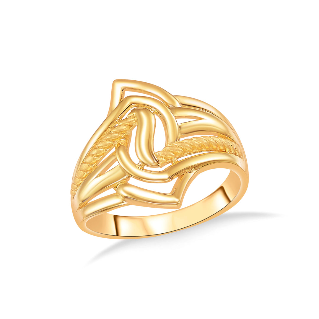 Refined Charm Gold Fashion Ring For Women
