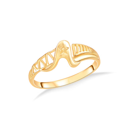 Iris Elegance Gold Casual Ring For Women