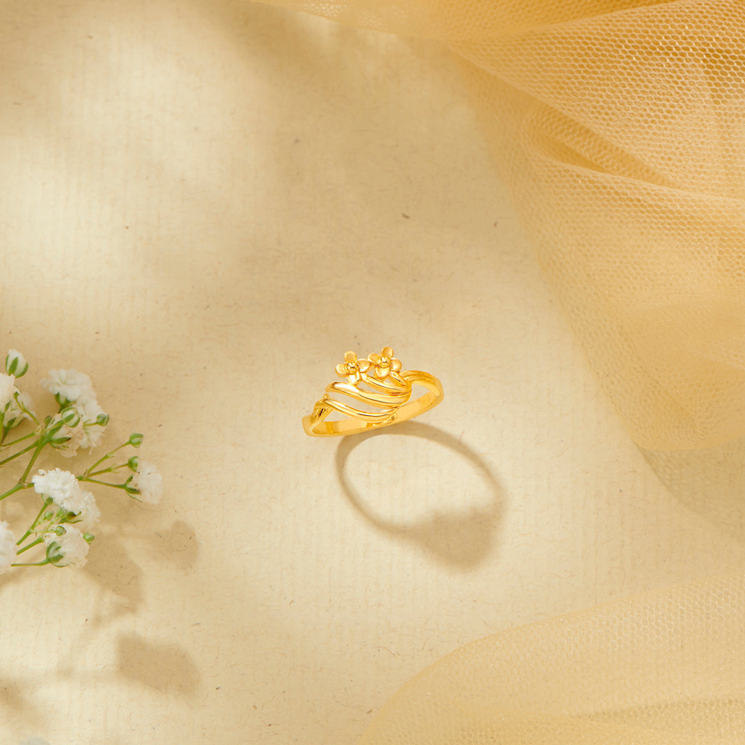 Primrose Promise Gold Casual Ring For Women