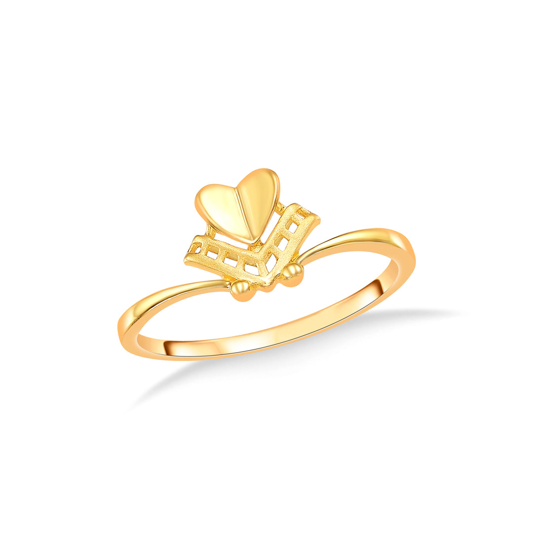 lily light gold casual ring for women
