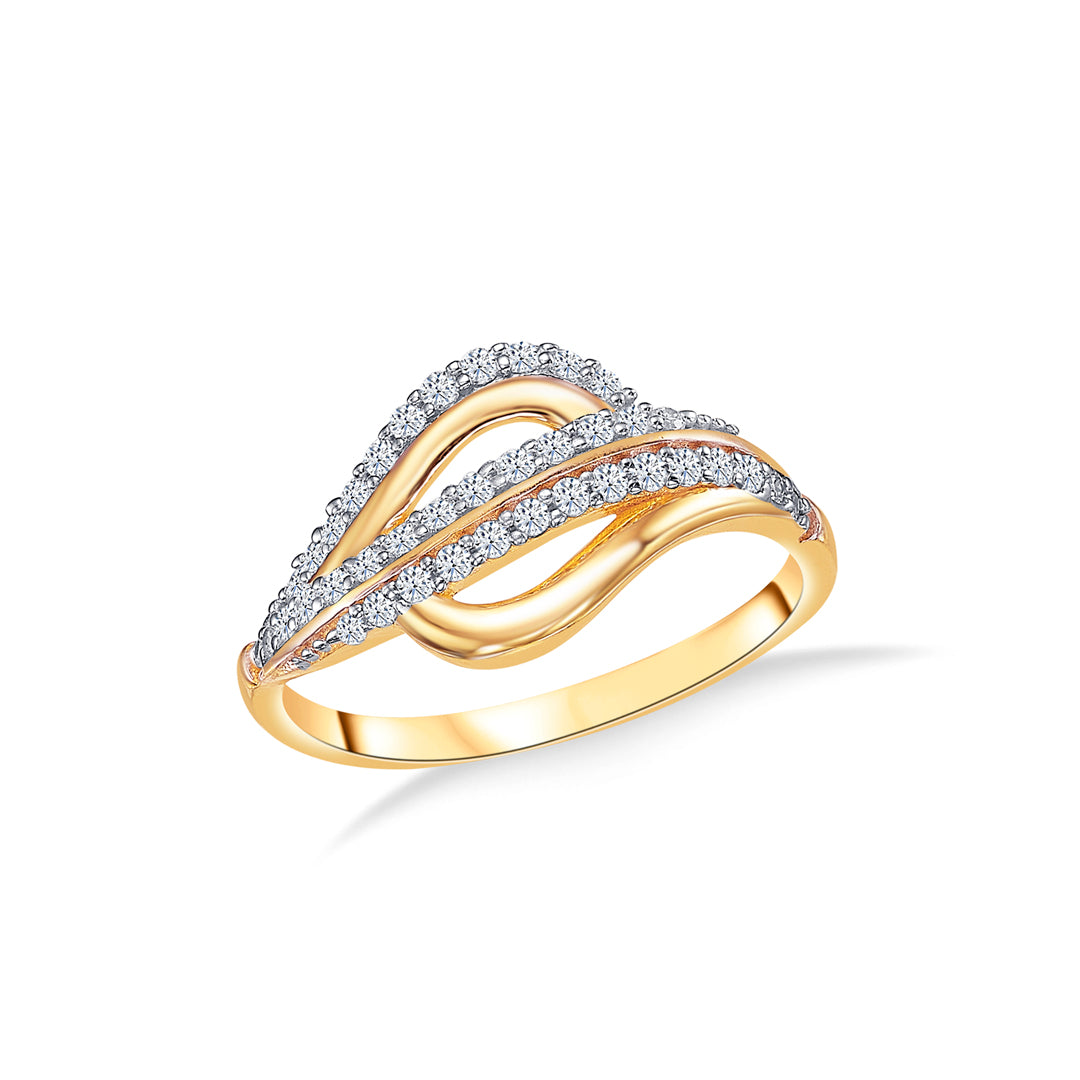 Whimsical Gold Fashion Ring For Women