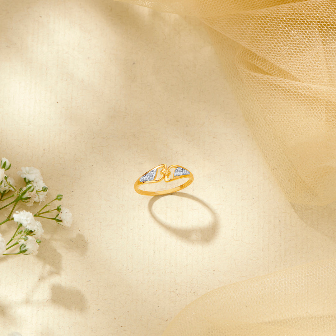 Antique Gold Casual Ring For Women