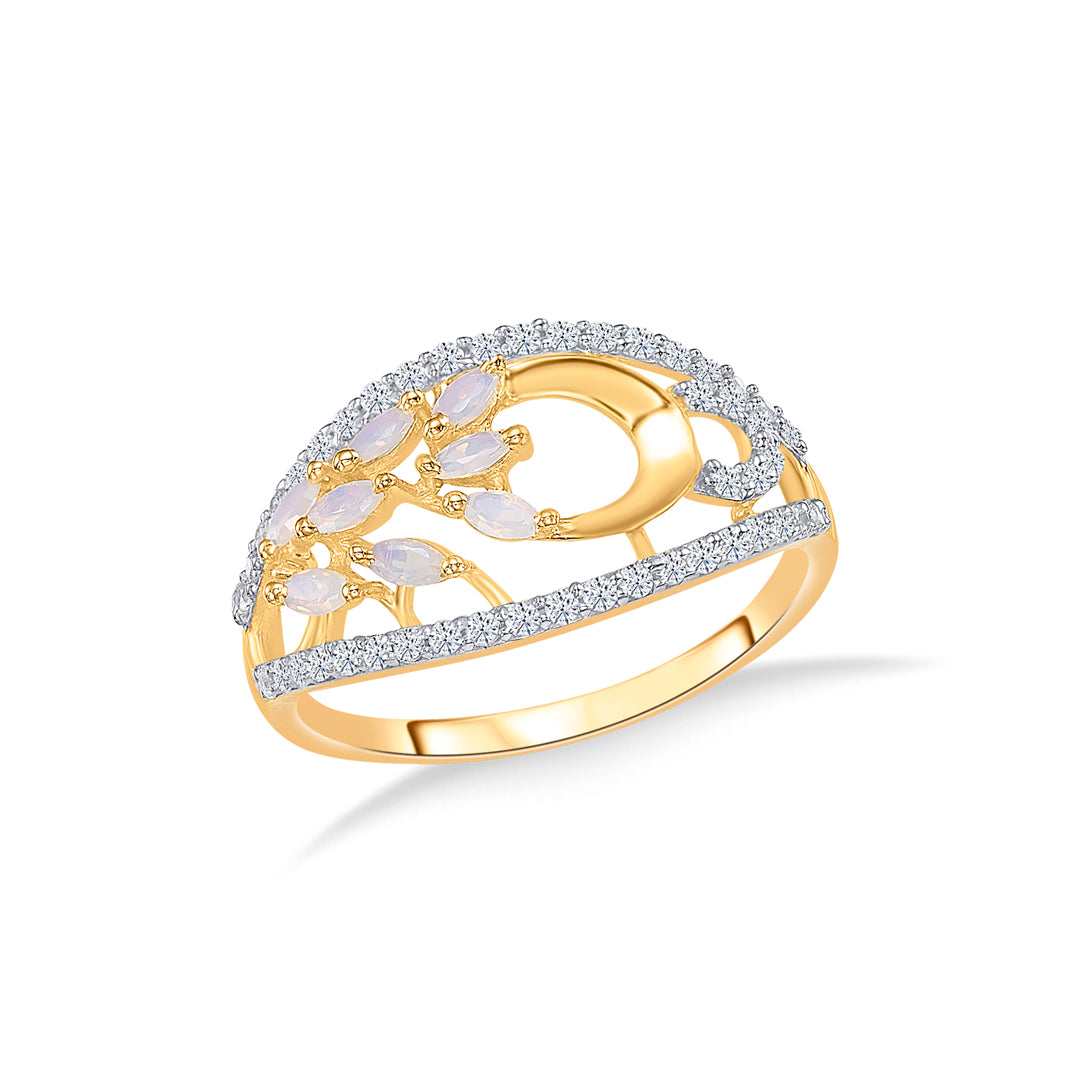 Cosmo Charm Gold Fashion Ring For Women