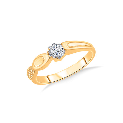 Gentle Sparkl Gold Engagement Ring For Women