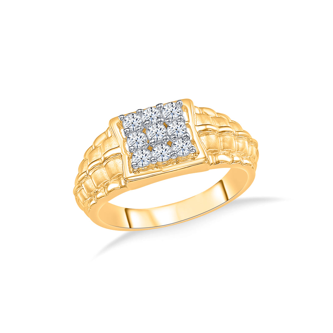 Signature Yellow Gold Men's Ring