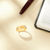 Om Essence Yellow Gold Men's Ring