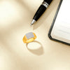 Gem Guardian Yellow Gold Men's Ring