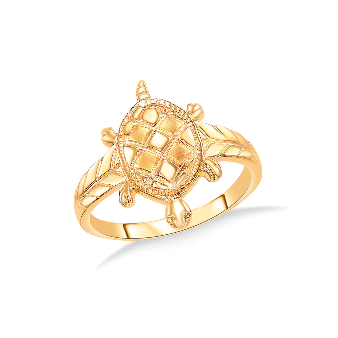 Buy Devine Turtle Yellow Gold Mens Ring For Men Online at Best Price in ...
