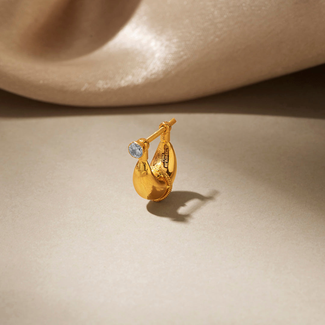 Tejasvi Bali Gold Earrings For Men