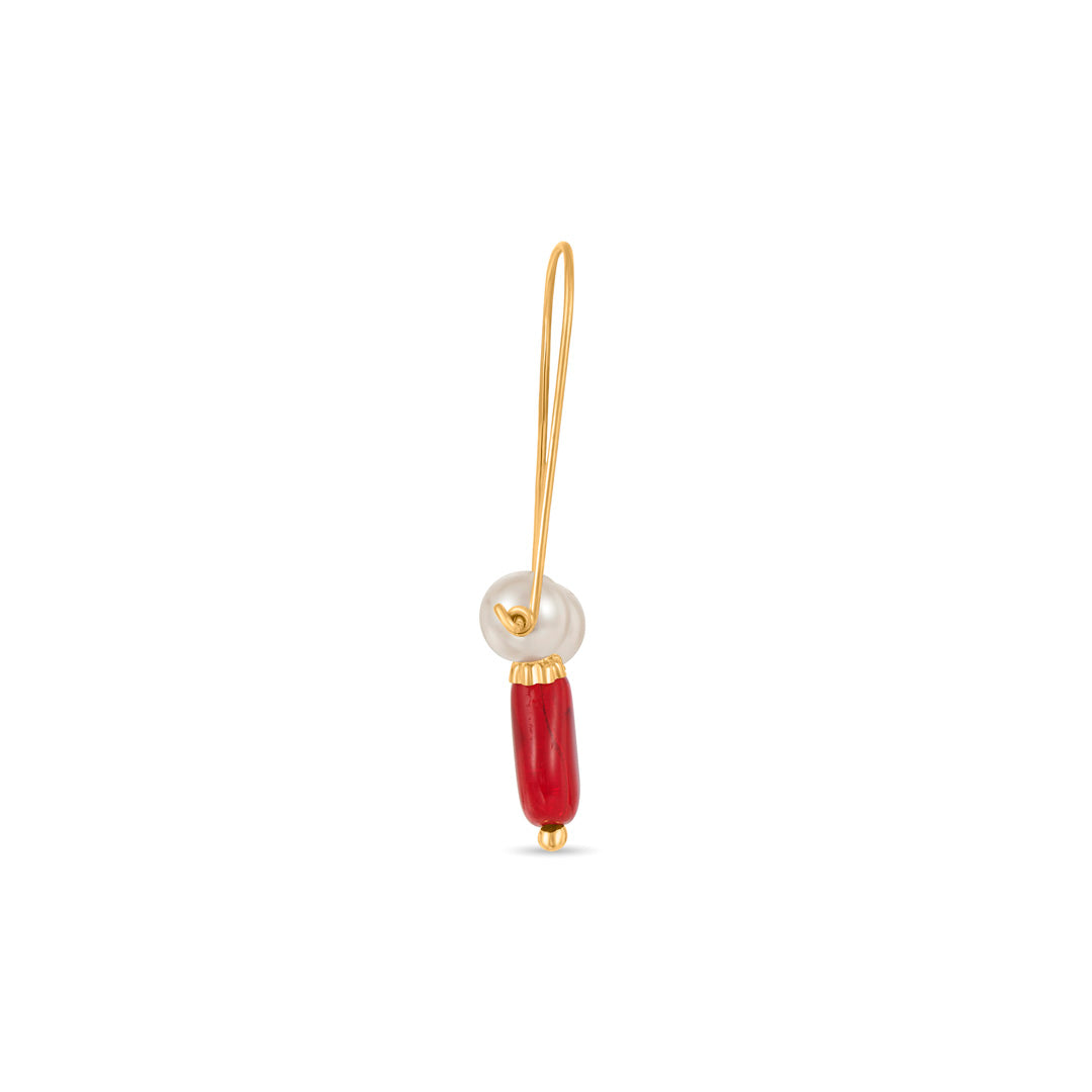Manikya Bali Gold Earrings For Men