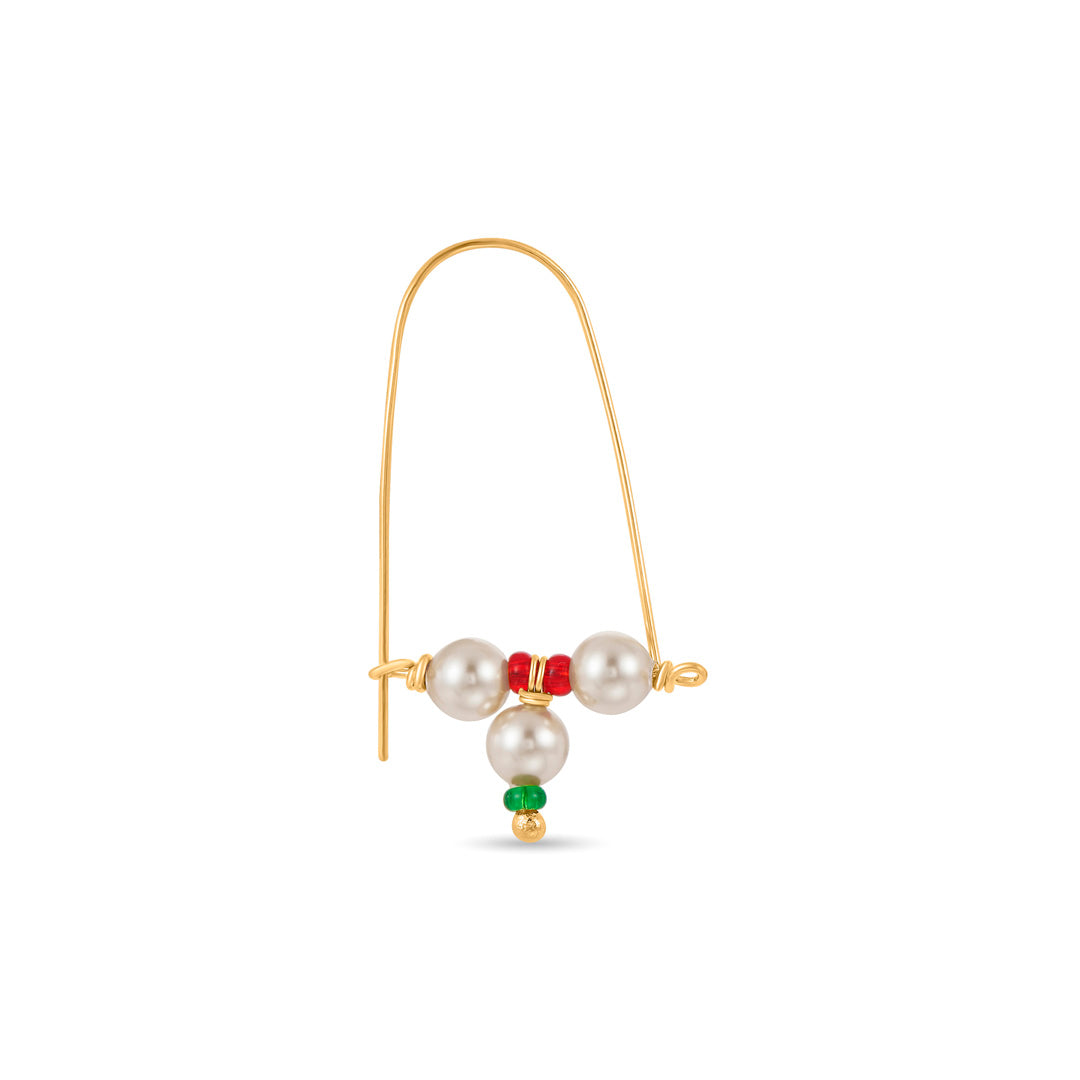 Ratna Bali Gold Earrings For Men