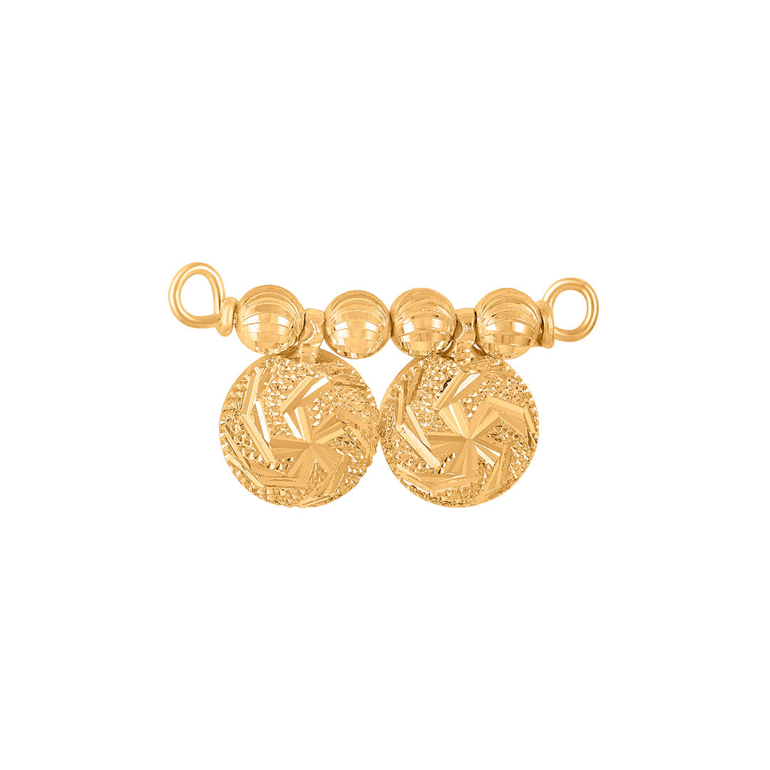 Chakra Watimani Gold Mangalsutra Pendant