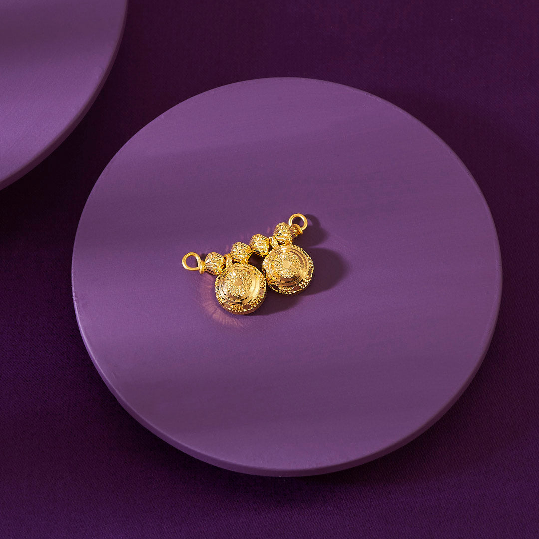 Divyara Watimani Gold Mangalsutra Pendant
