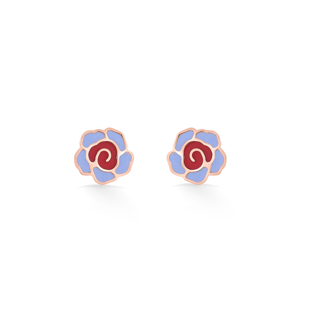 Wildflower Muse Gold Stud Earring For Kids