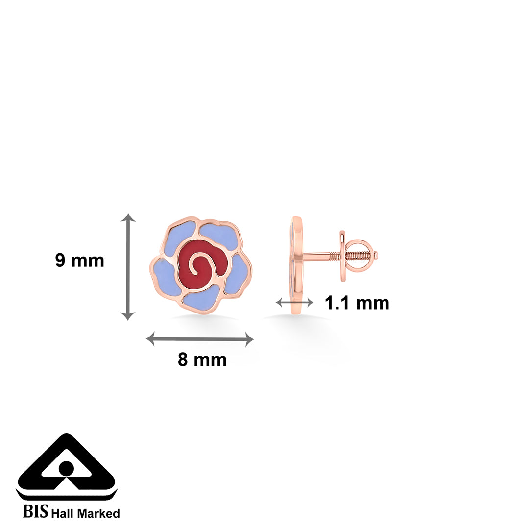 wildflower muse gold stud earring for kids