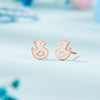 Ducky Delights Gold Stud Earring For Kids