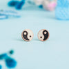 Yin-Yang Gold Stud Earring For Kids