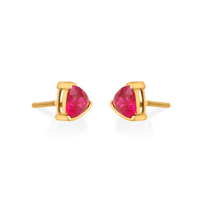 Crimson Peak Stud Gold Earring