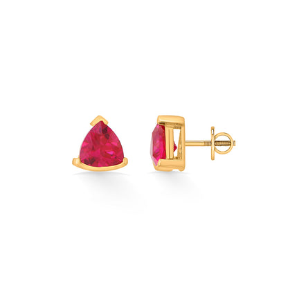 Crimson Peak Stud Gold Earring