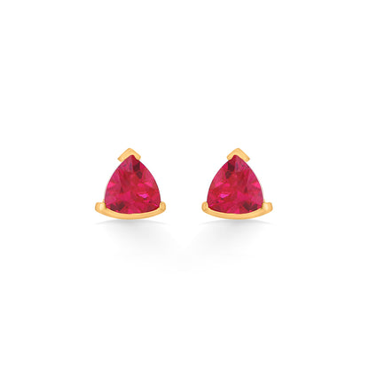 Crimson Peak Stud Gold Earring