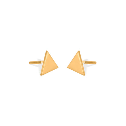Delta Shine Stud Gold Earring