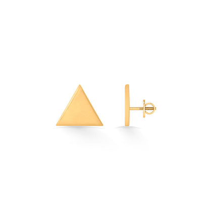Delta Shine Stud Gold Earring