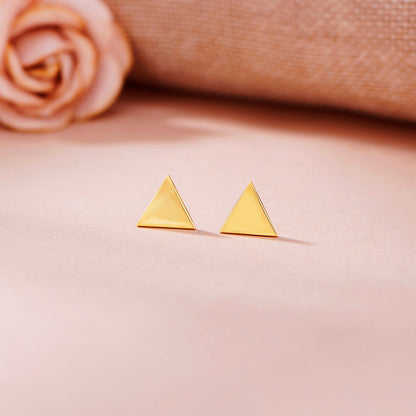 Delta Shine Stud Gold Earring