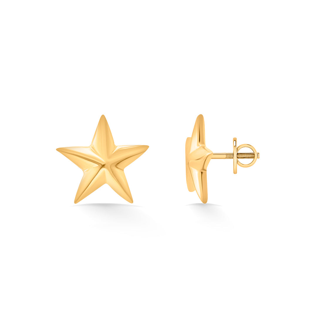 orion star dusk stud gold earring
