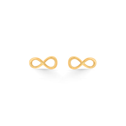 Infinity Aurum Stud Gold Earring
