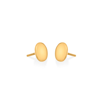 Ember Ring Stud Gold Earring