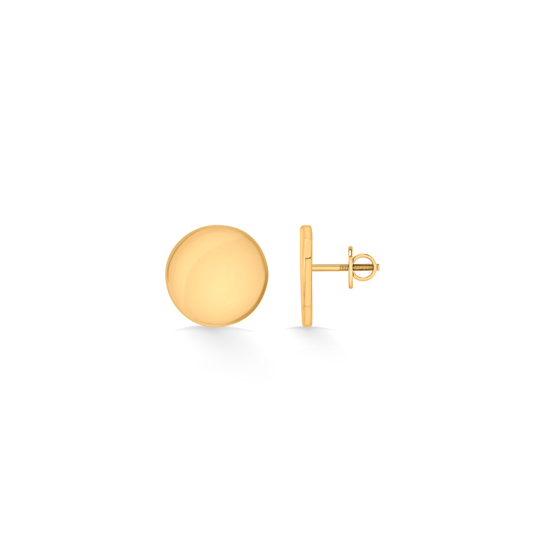 ember ring stud gold earring