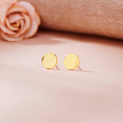 Ember Ring Stud Gold Earring