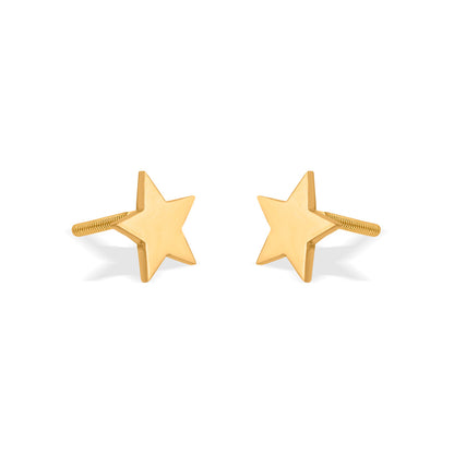 Vega Shine Stud Gold Earring