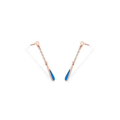 Celeste Drizzle Drops & Dangler Gold Earring