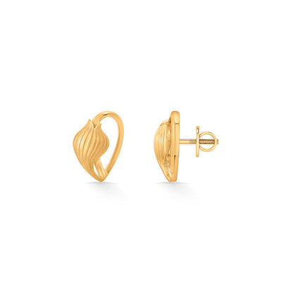 Auric Breeze Stud Gold Earring