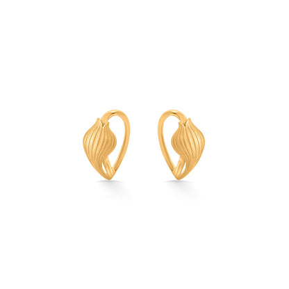 Auric Breeze Stud Gold Earring