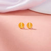 Lustre Core Stud Gold Earring