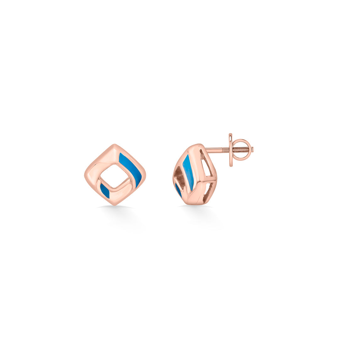 geopop stud gold earring