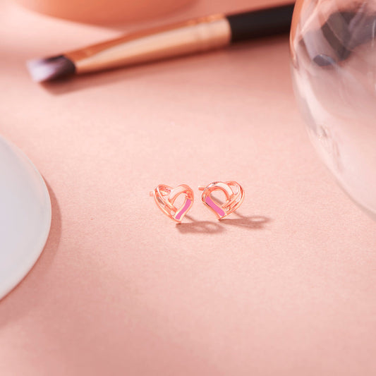 Love Pop Stud Gold Earring