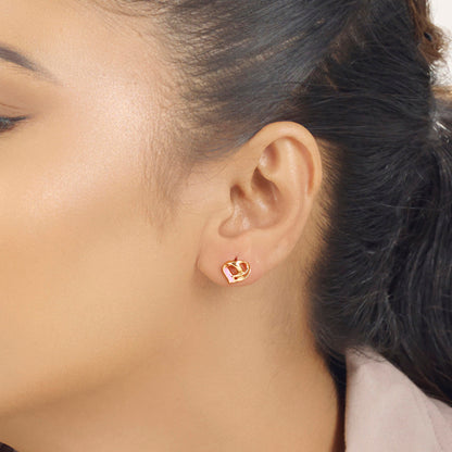 Love Pop Stud Gold Earring