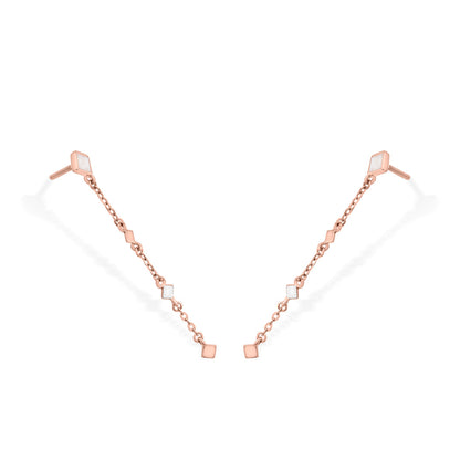 Geometra Pastel Hoop & Huggie Gold Earring