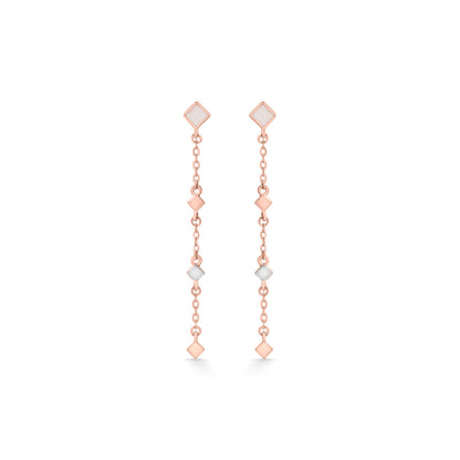 Geometra Pastel Hoop & Huggie Gold Earring