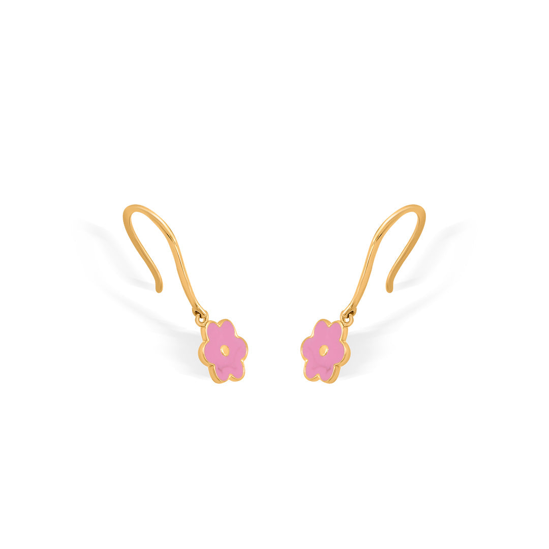 sweet daisy hoop & huggie gold earring