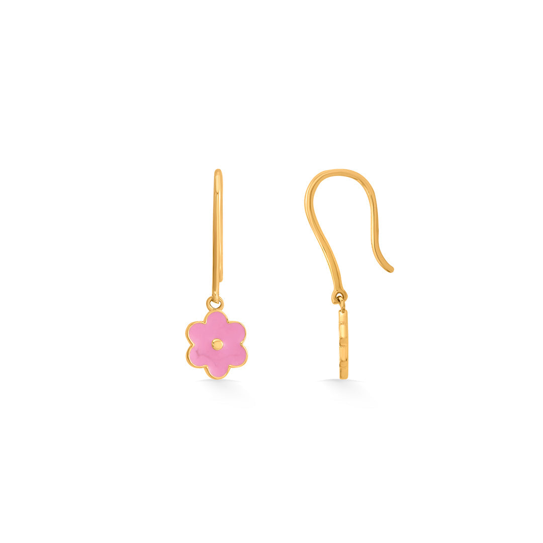 sweet daisy hoop & huggie gold earring
