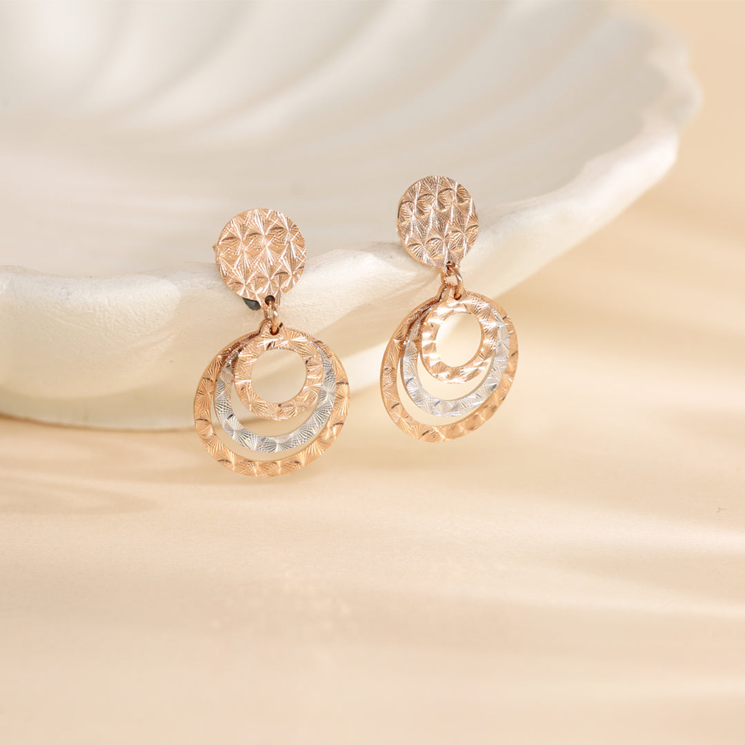 orbelle charm drops & dangler gold earring