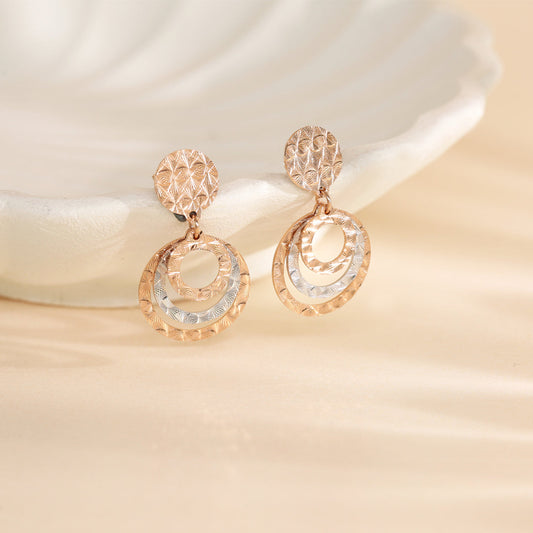 Orbelle Charm Drops & Dangler Gold Earrings